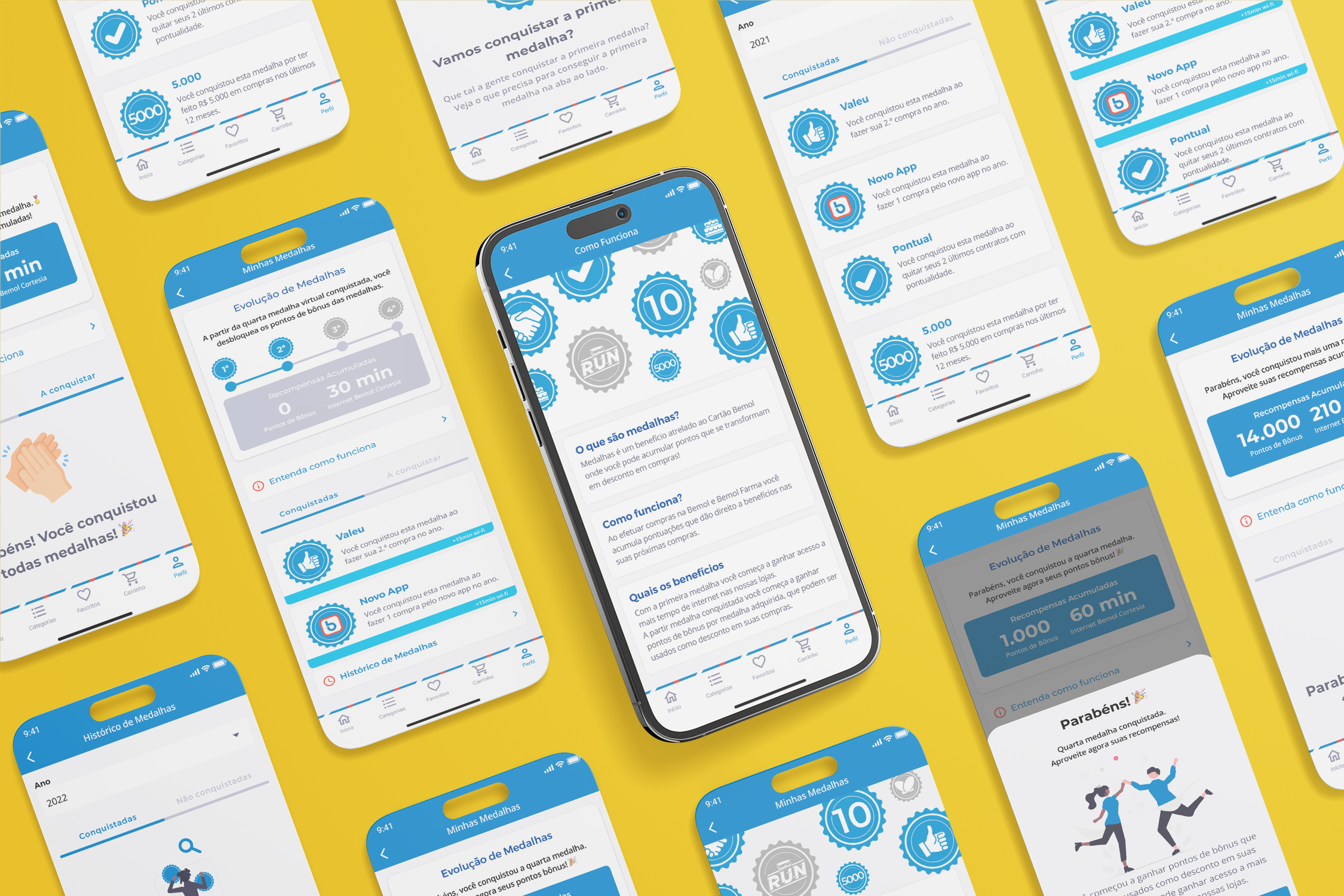 medalha screens